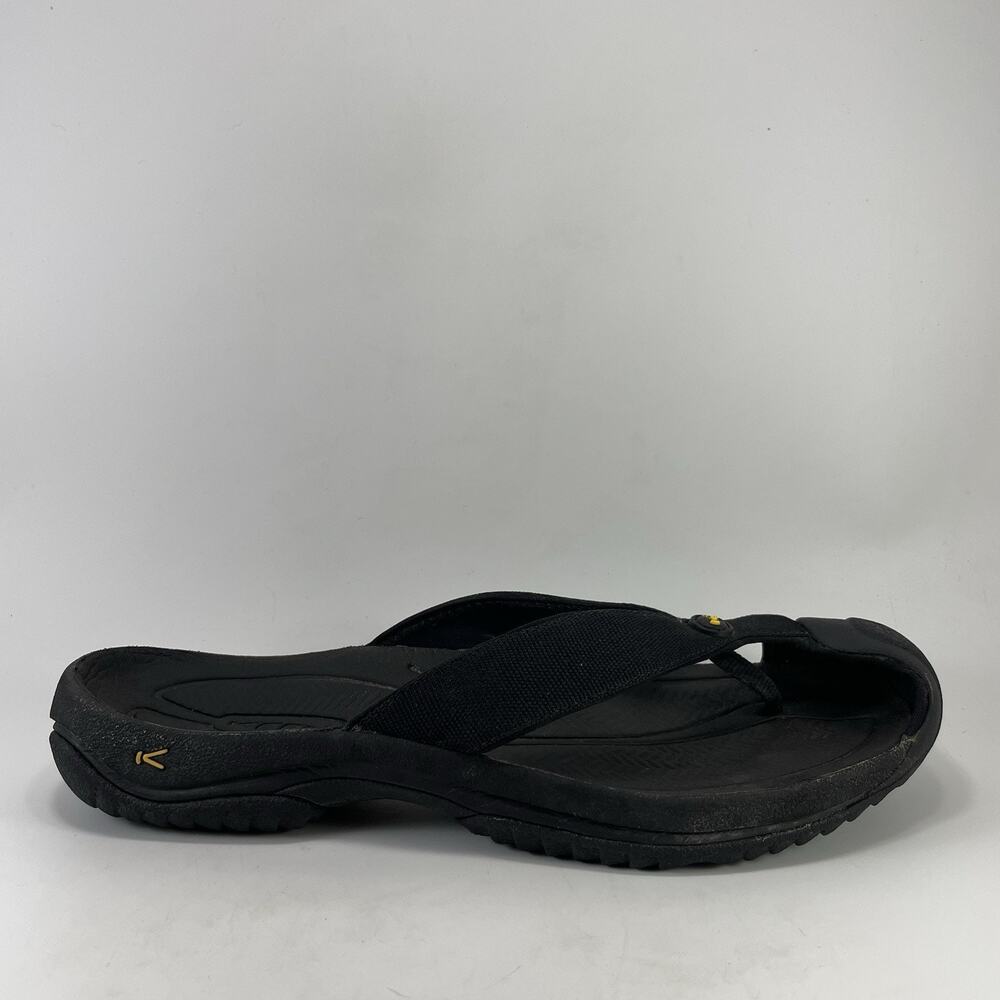Keen Waimea Mens Size 13 Black Toe Guard Flip Flop Sandals Outdoor Water Shoes